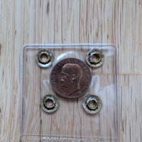 moneta antica 5 cent 1929 periziata