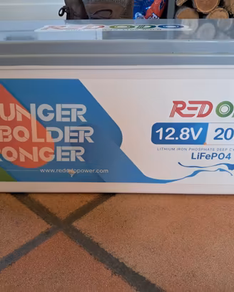 Batteria Redodo LiFePO4 12v 200ah plus