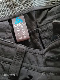 Pantaloni trekking Odlo tg 50 nero