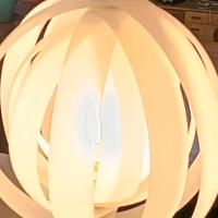 Lampada Moon di Verner Panton originale anni 60