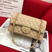 CHANEL BEIGE CLAIR CLASSIC FLAP