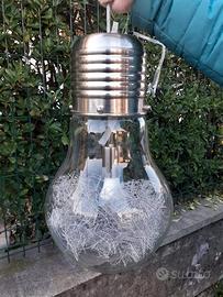 Lampadario lampadina gigante