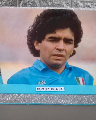 Quadro Maradona da tavolo