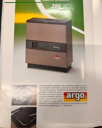 Stufa argo a cherosene