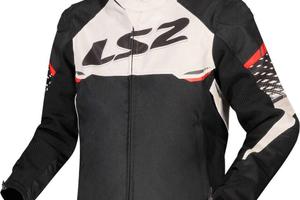 Giubbotto Moto LS2 APEX MAN Nero Bianco Rosso