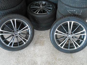 4 cerchi da 17 toyota 4 cerchi audi da16 con gomme