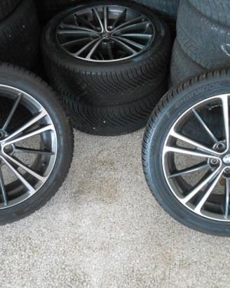 4 cerchi da 17 toyota 4 cerchi audi da16 con gomme