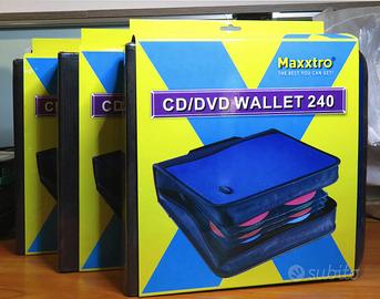 Contenitori box archiviazione DVD/CD audio video