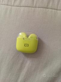 CUFFIETTE BLUETHOOT RICARICABILI VERDI