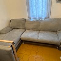 Divano letto con penisola