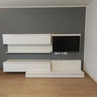 Mobile Sala Moderno Bianco laccato 