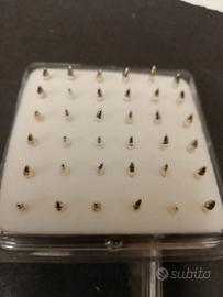 Confezione 36 Orecchini x Naso In Argento 800/925