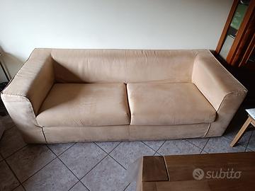 Divano 3 posti in alcantara