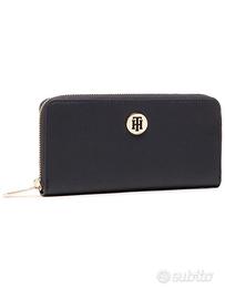 Tommy Hilfiger Portafoglio grande donna Blu scuro