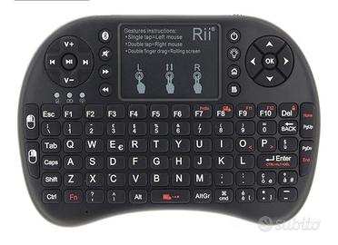 Rii Mini i8+ Tastiera Bluetooth Touchpad Smart TV