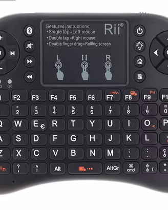 Rii Mini i8+ Tastiera Bluetooth Touchpad Smart TV
