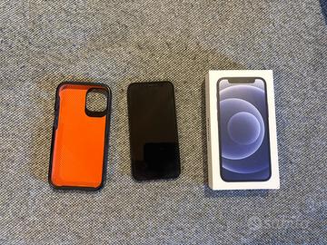 iPhone 12 mini 128GB Black Full Kit Scatola Cover