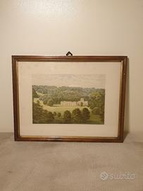 Stampa antica dal titolo "Milton Abbey" 