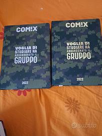 agenda diario comix 2022 due pezzi  da collezione 