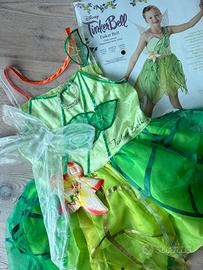 Vestito carnevale Campanellino/fatina 7/8 anni