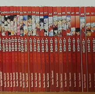 Manga completo di Inuyasha + 5 action figures...