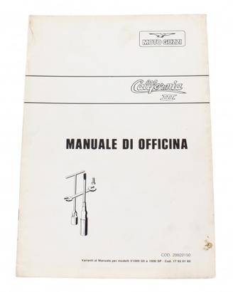 Variante manuale officina Moto Guzzi California II