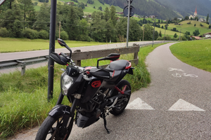 KTM Duke 125ccm con guasto al motore