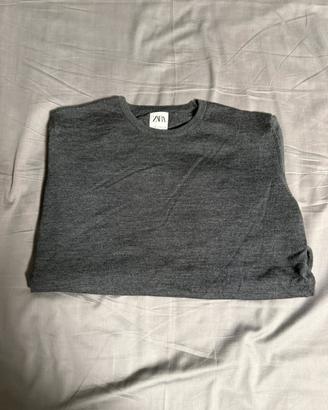 Maglione in lana Zara grigio - Taglia M