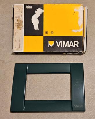 Placca Vimar Idea Metal Verde Bosco art 16733.07