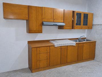 Cucina componibile in legno completa 
