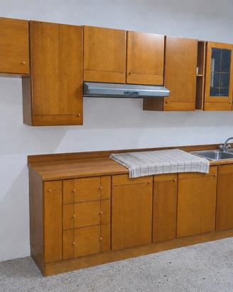 Cucina componibile in legno completa 