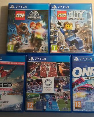 Cinque giochi per PS4 