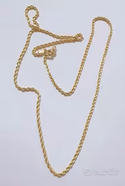 Collana funetta oro 18kt 750