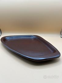 Vassoio ceramica Rometti stile futurista