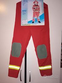 Vestito Carnevale Pompiere 7-8 anni