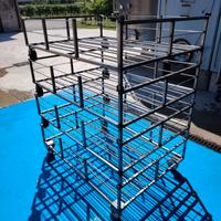 Carrelli in acciaio inox per carichi leggeri