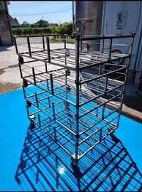 Carrelli in acciaio inox per carichi leggeri