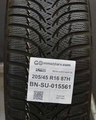 1 Pneumatico 205/45 R16 Kumho Tire Wintercraft K W