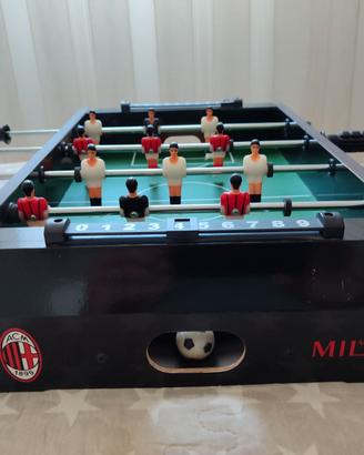 AC Milan mini calcio balilla da tavolo