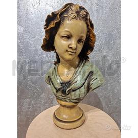 MEZZO BUSTO VOLTO FANCIULLA FRANCESE GRINAM NIAM