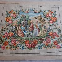 Schema ricamo dipinto a mano vintage