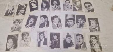 collezioni panini cantanti, attori anni 60
