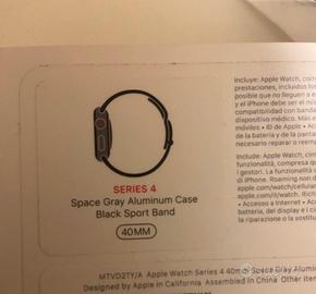 Apple watch serie 4 40mm