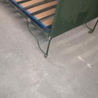 letti ferro battuto verde