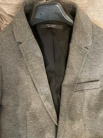 Giacca uomo casual grigio Zara S estate primavera