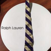 Rarità vintage  Polo Ralph Lauren Cravatta a righe