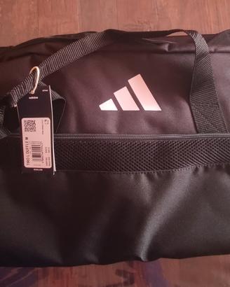 Borsa Adidas unisex black White Tiro L Duffle M