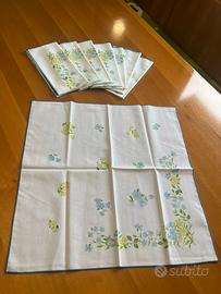 Tovaglioli in stoffa floreale