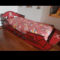 Letto barca pirati