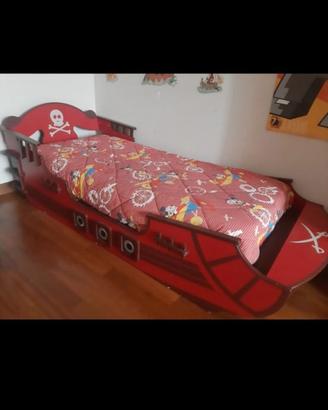 Letto barca pirati